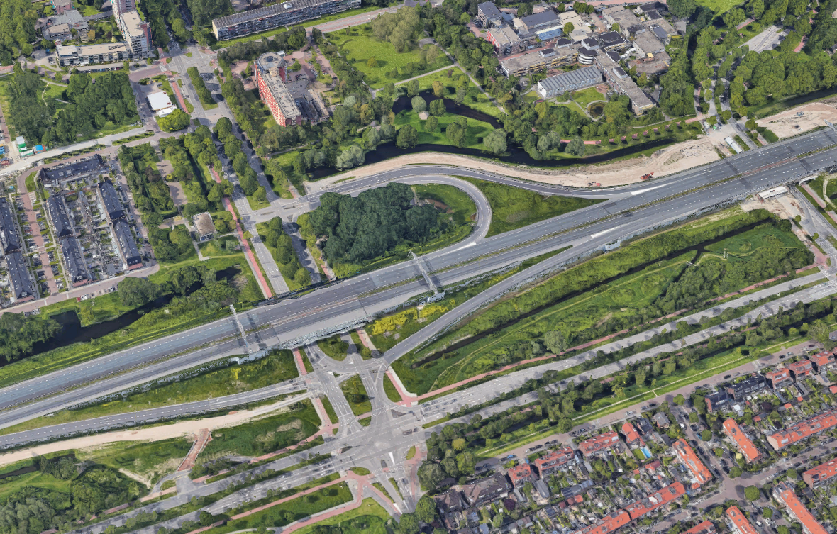 Op- en afrit A20 bij Holysingel richting Rotterdam dicht
