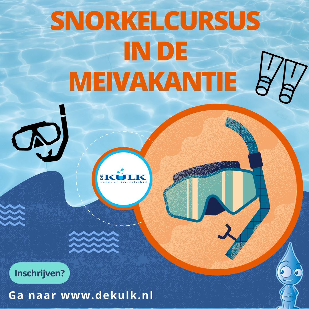 Snorkelcursussen in zwembad De Kulk