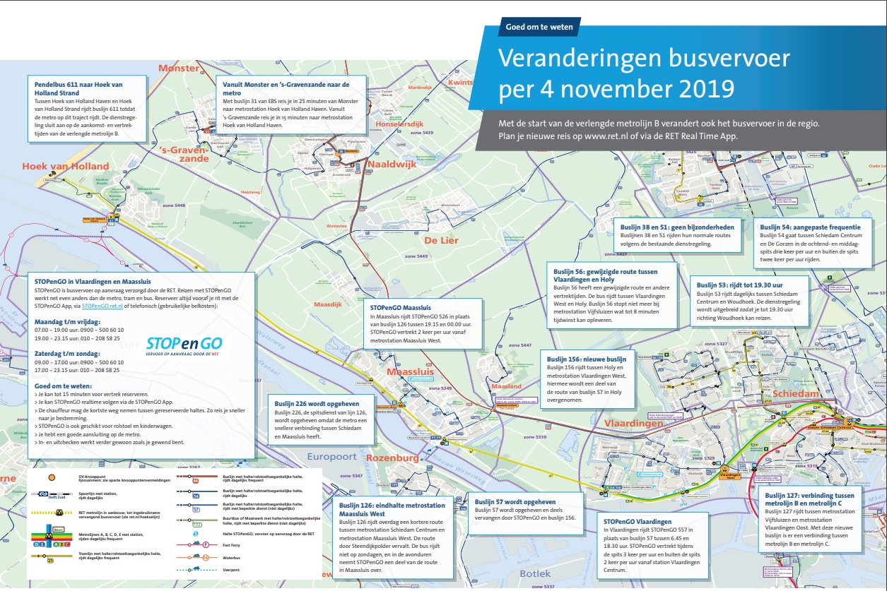 paradijs privacy Bengelen RET heft buslijn 226 op en zet kleinere STOPenGO-bussen in | Maassluis24