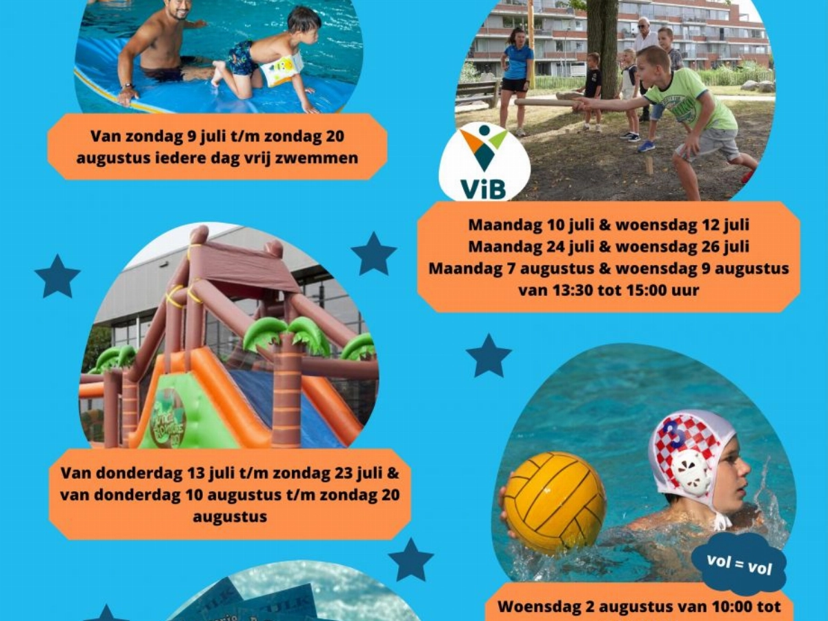 Kulk Leuke zomeractiviteiten in zwembad de Kulk - Vlaardingen24