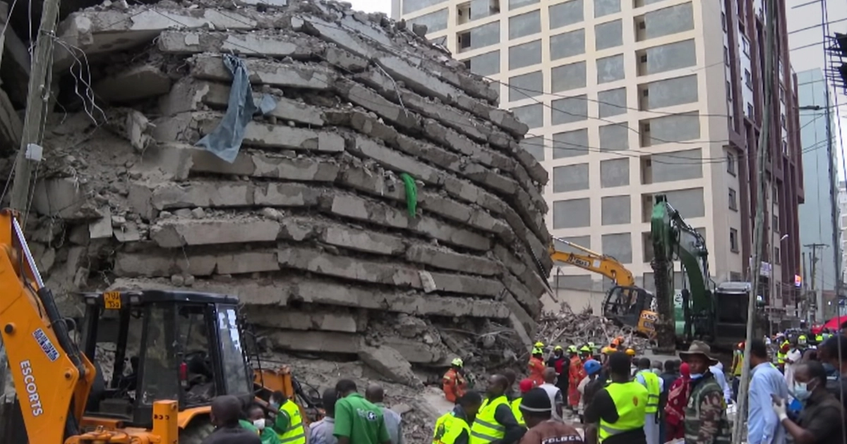 Photo: https://nl24.nu/ Nairobi Building Collapse Search Recovers Victims