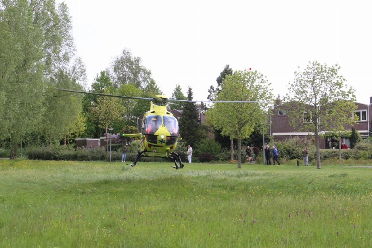 Traumahelikopter ingezet bij medische noodsituatie. #Vlaardingen