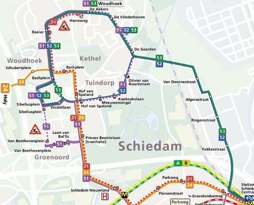 Geen tram werkzaamheden Schiedam24