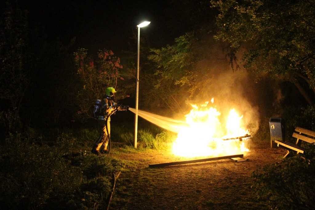 Nacht vol brandjes in Vlaardingen