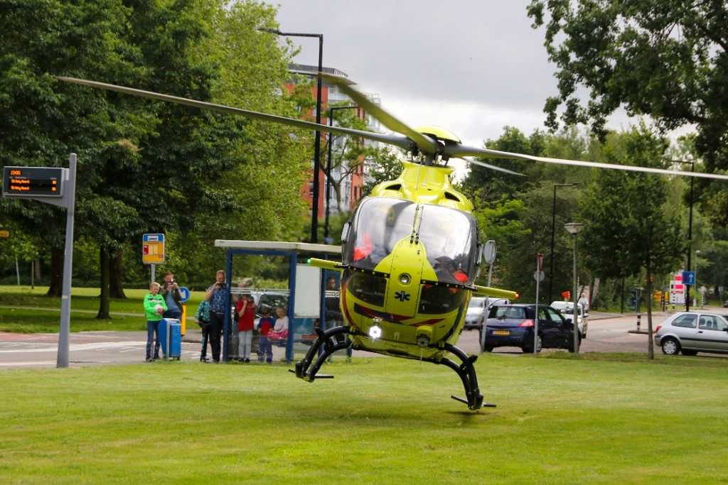 Traumahelikopter naar Zonnehuis