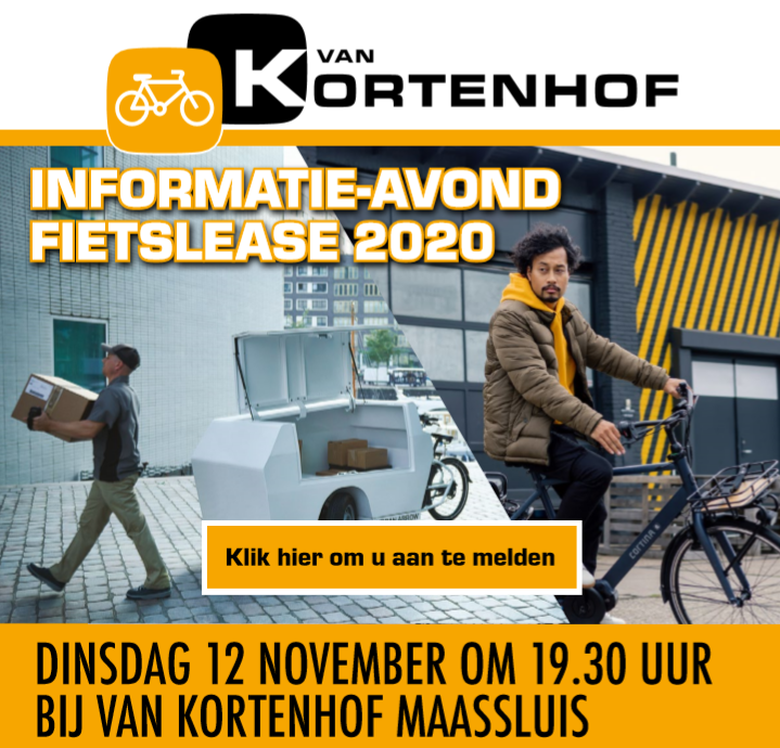 Info-avond Fietslease 2020 bij Van Kortenhof