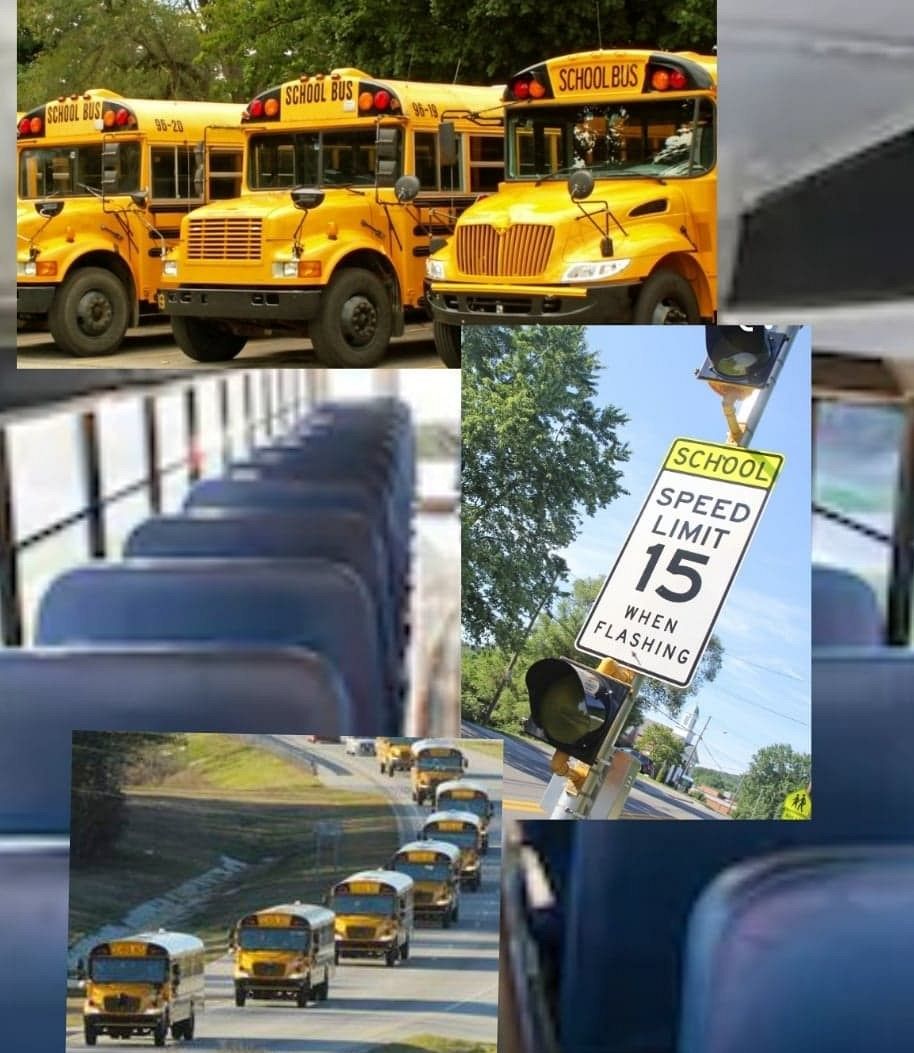 De gele schoolbus