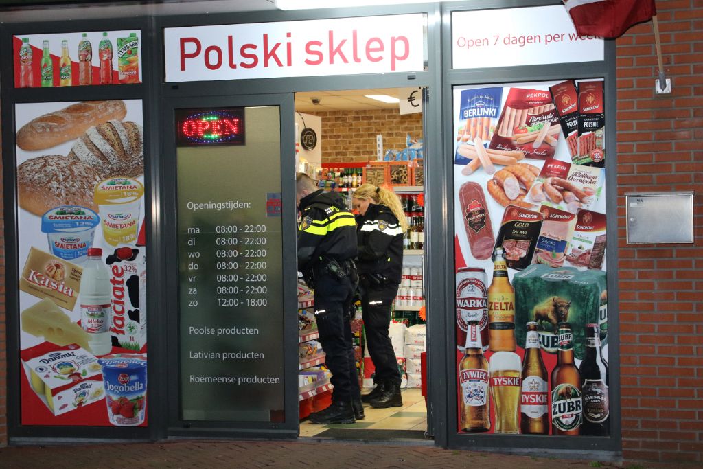 Overval op Poolse supermarkt Fransenstraat