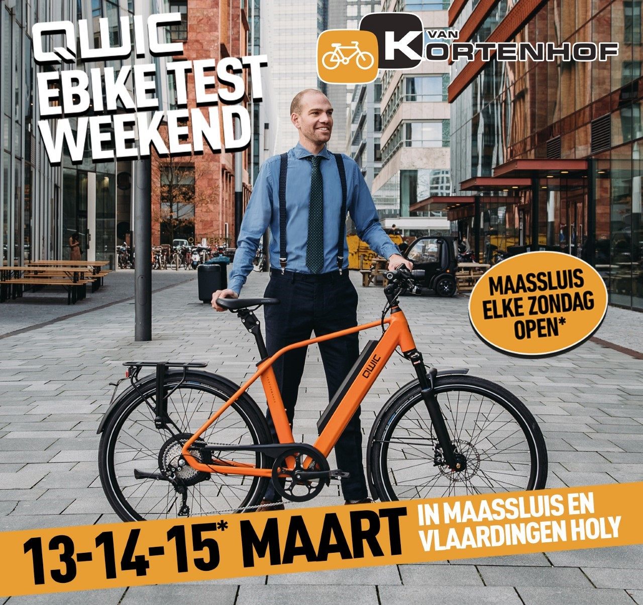 Qwic E-bikes: vanaf nu verkrijgbaar bij Van Kortenhof!