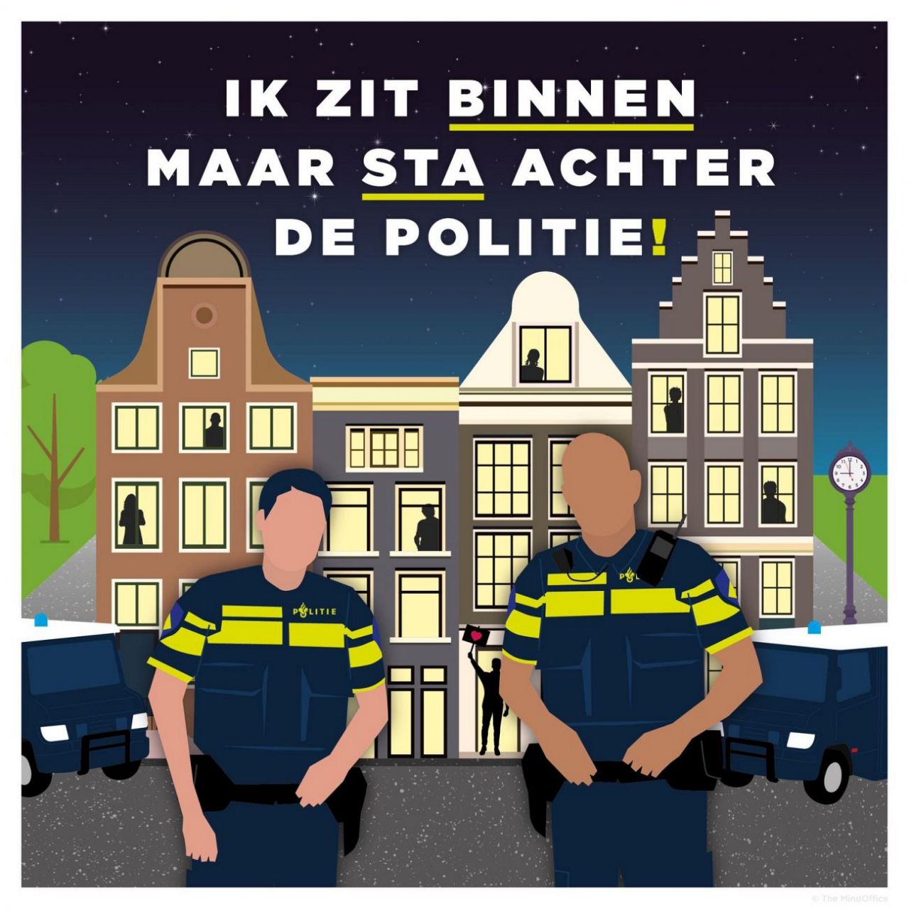 Morele steun voor de politie van weldenkend Nederland