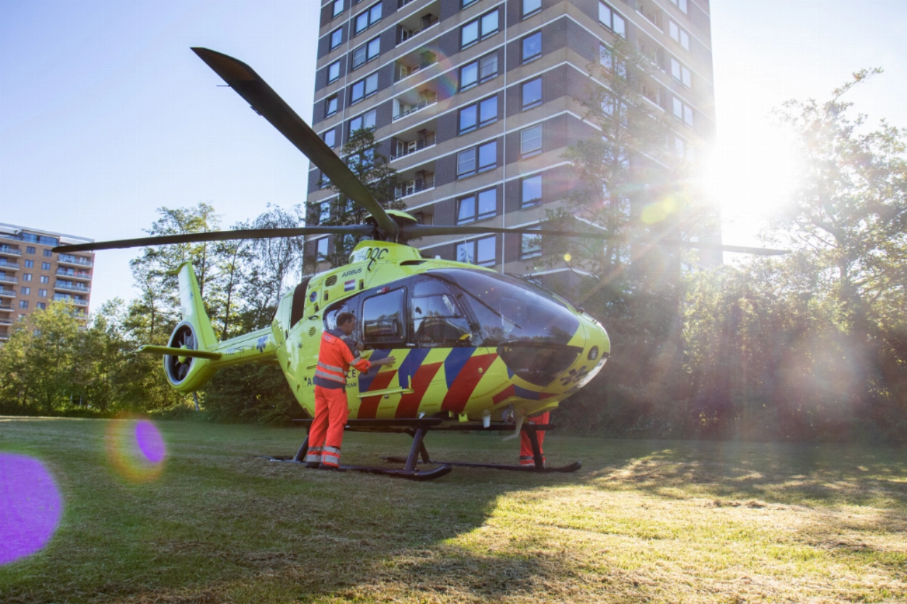 Traumahelikopter al vroeg in Vlaardingen