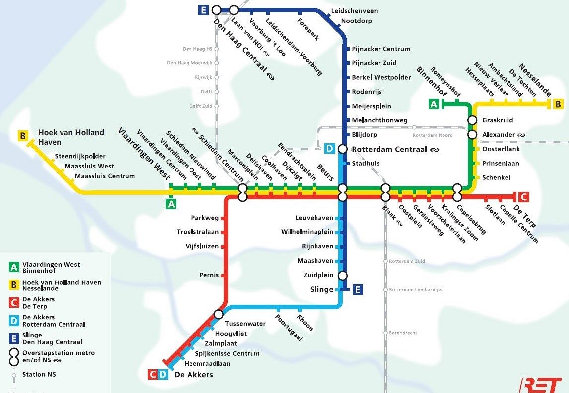Metro C De Terp RET brengt metrolijn A weer terug - Vlaardingen24