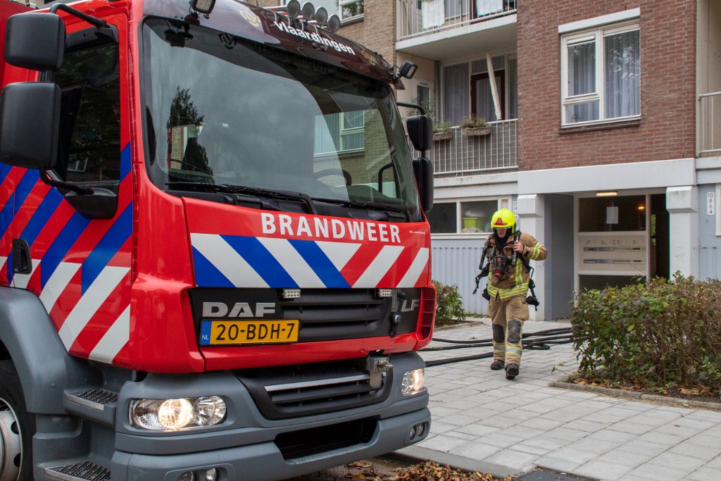 Brand in woning Datheenstraat