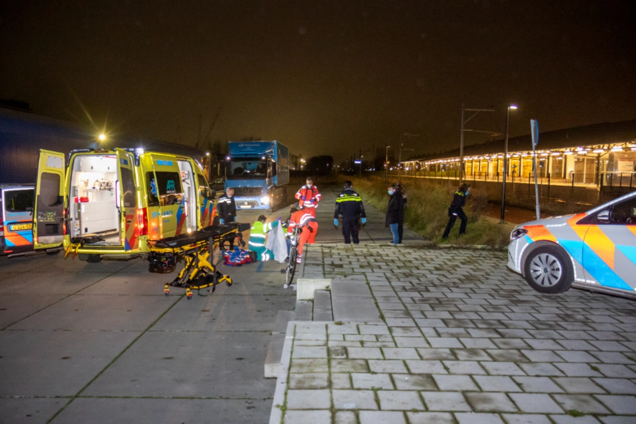 MMT rukt uit voor gevallen fietser