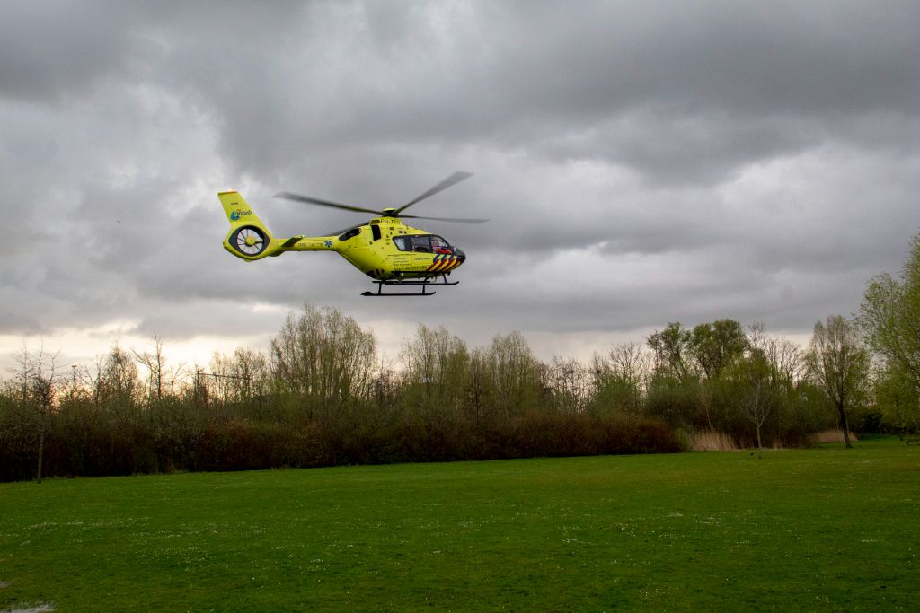 Traumahelikopter al vroeg in Vlaardingen