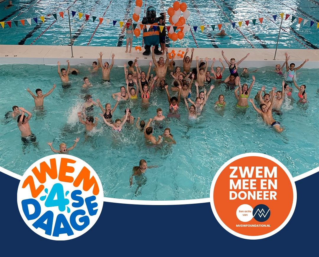 Eindelijk weer Zwem4daagse in Vlaardingen