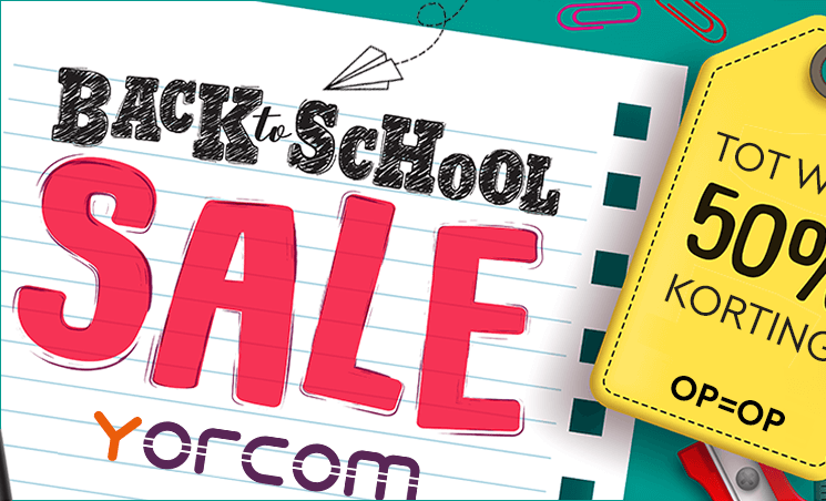 Back to School Sale bij Yorcom