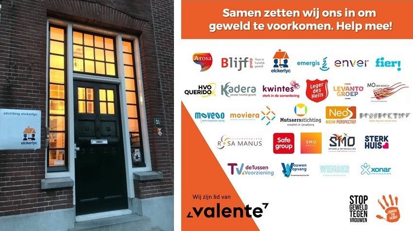 Kantoor Stichting Elckerlyc kleurt oranje!