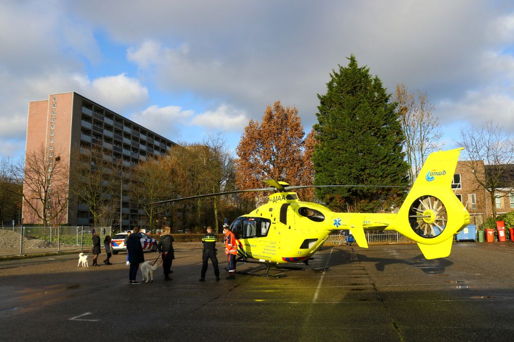 Traumahelikopter naar Vlaardingen voor medisch noodgeval