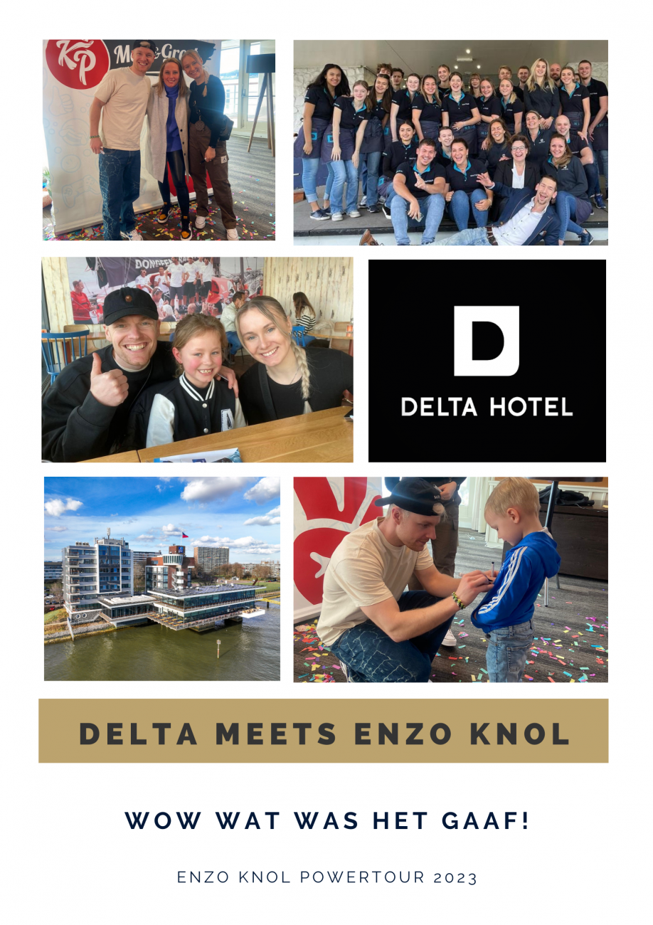 Meet & Greet met Enzo Knol in het Delta Hotel