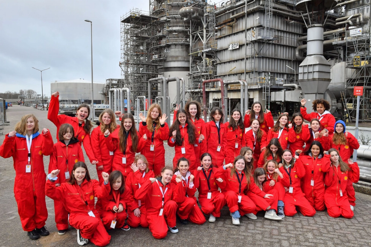 Ook Shell in Pernis doet mee aan Girls’ Day