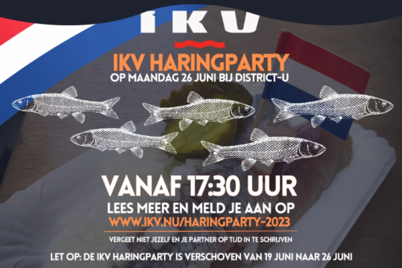 Kom voor ‘Hollandse Nieuwe’ op 26 juni naar IKV Haringparty