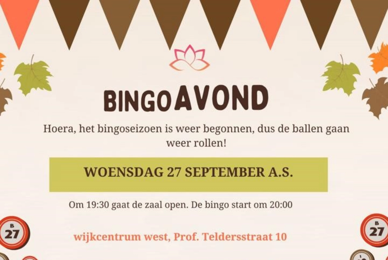 Bingo in Wijkcentrum West