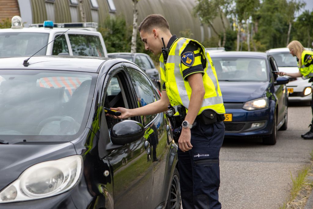 Alcoholverkeerscontroles in Vlaardingen en Schiedam