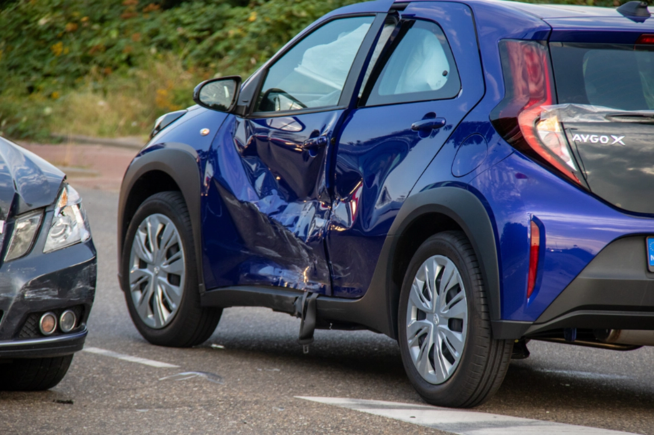 Aanrijding op de Deltaweg