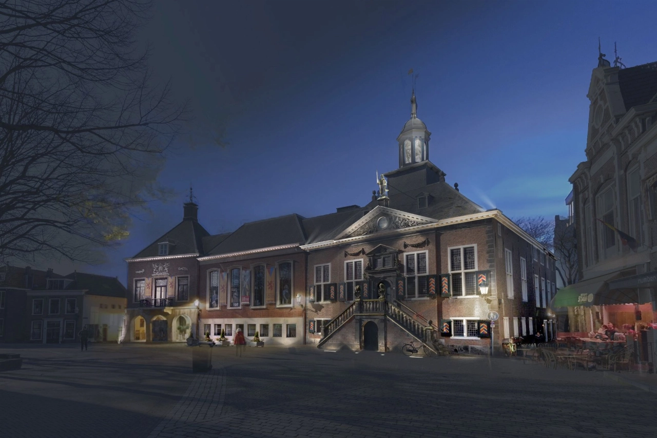 Stadhuis wordt uitgelicht