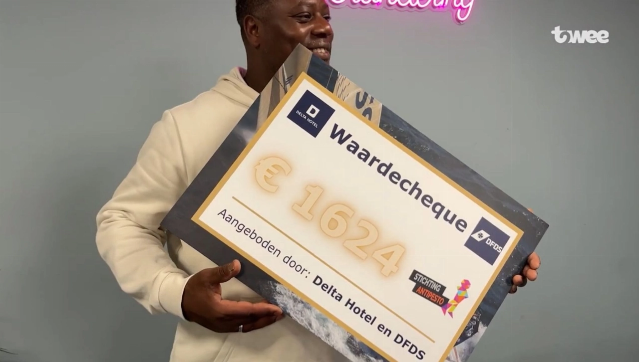 Cheque van het Delta Hotel voor Antipesto