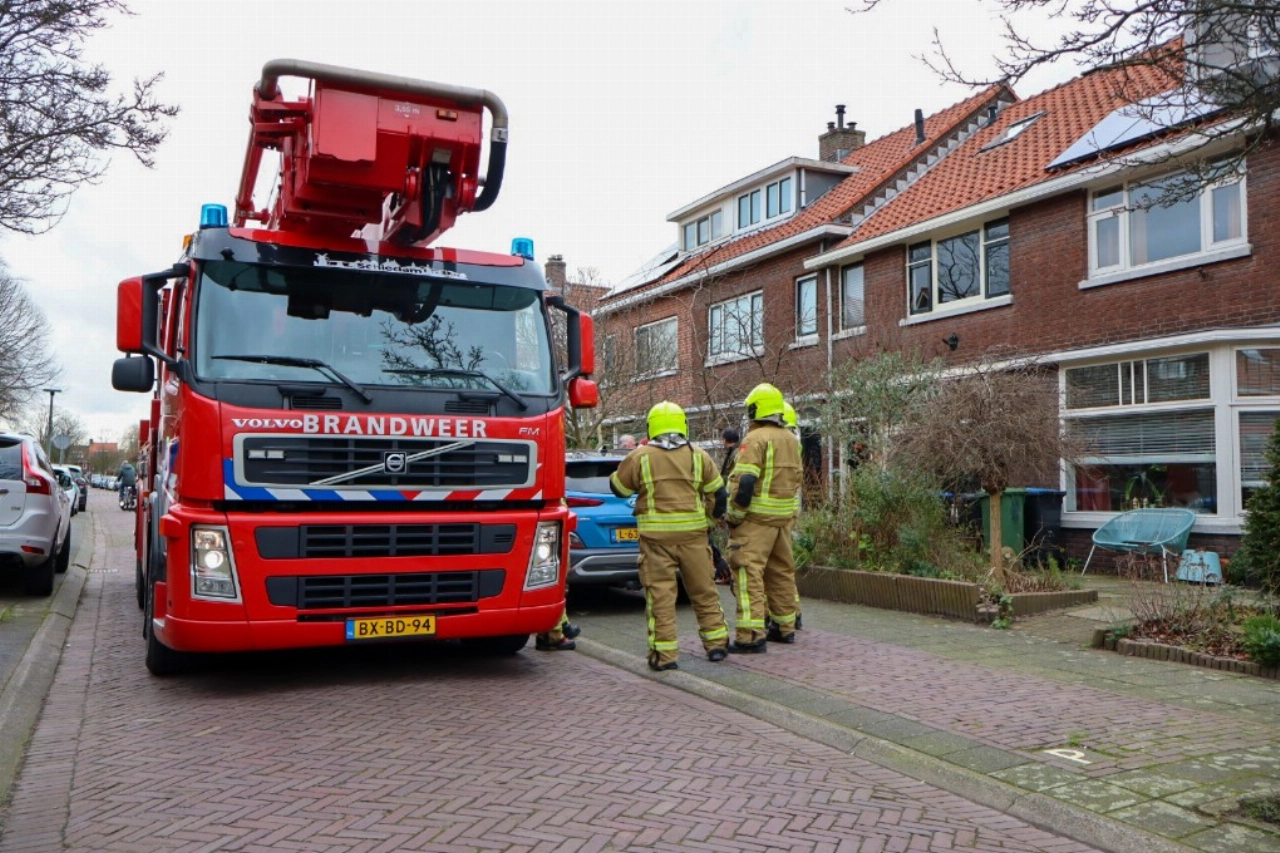 Brandweer rukt uit na melding schoorsteenbrand