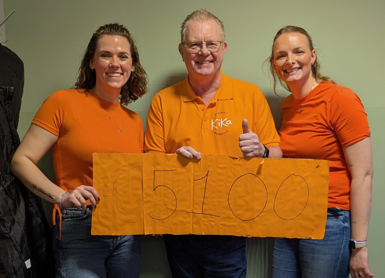 Jenaplan Vlaardingen haalt € 5.100,- op voor KiKa