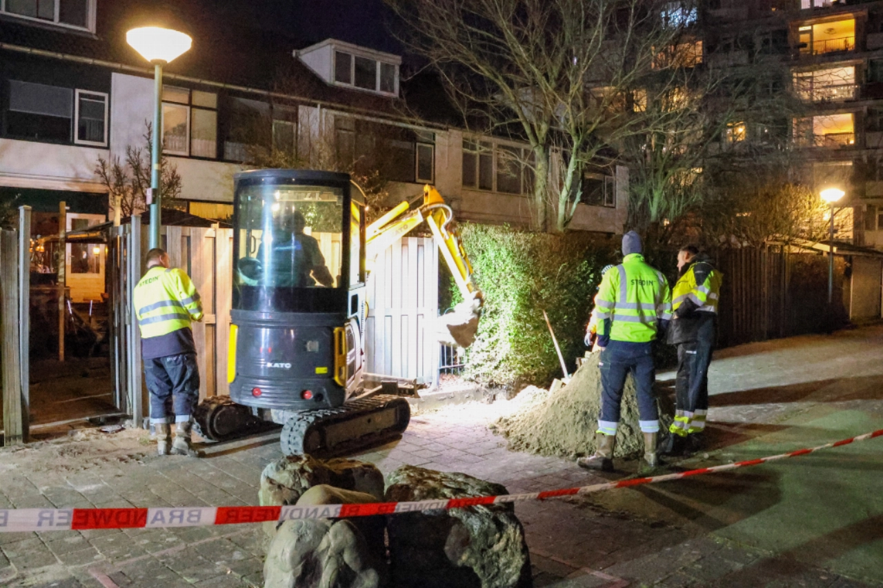 Stroomkabel geraakt bij werkzaamheden, woningen zonder stroom