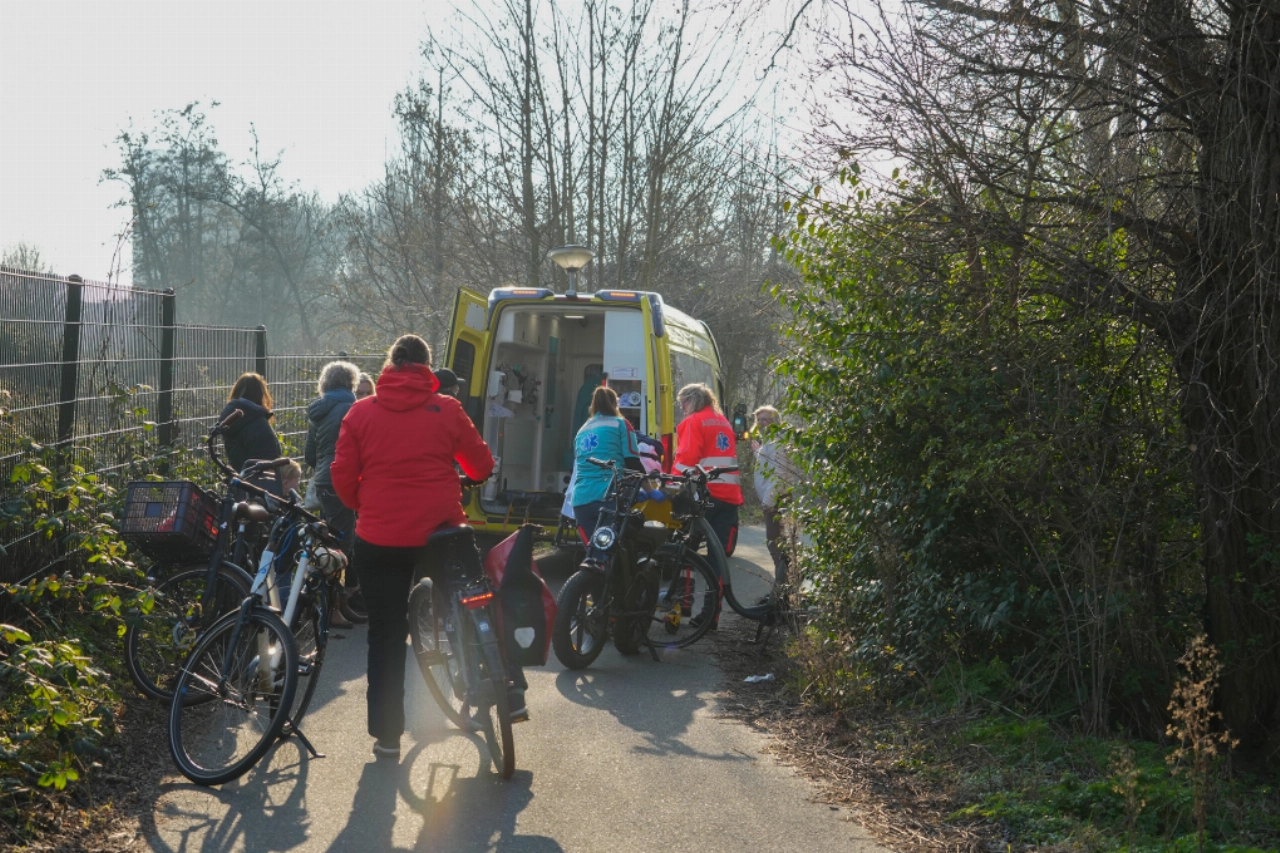 Ongeval in een lastig bochtje Trimpad