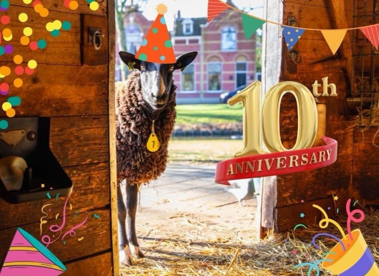 Tien jaar dierenweide 't Hof!