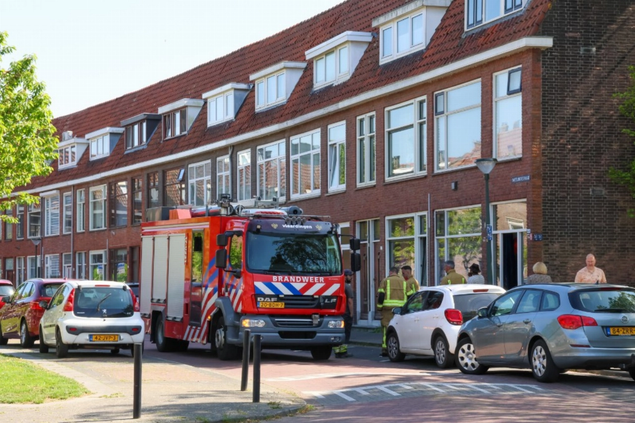 Gaslek in woning Vlaardingen
