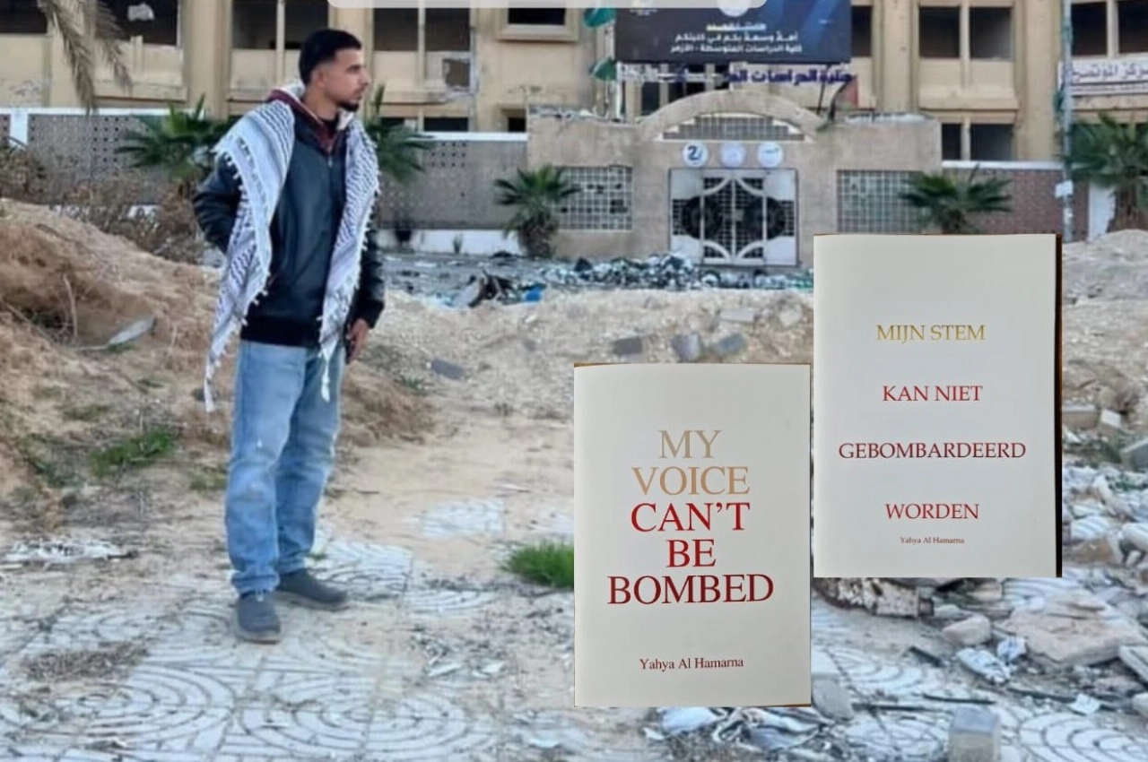 Palestijnse dichter doet boekpresentatie vanuit Gaza