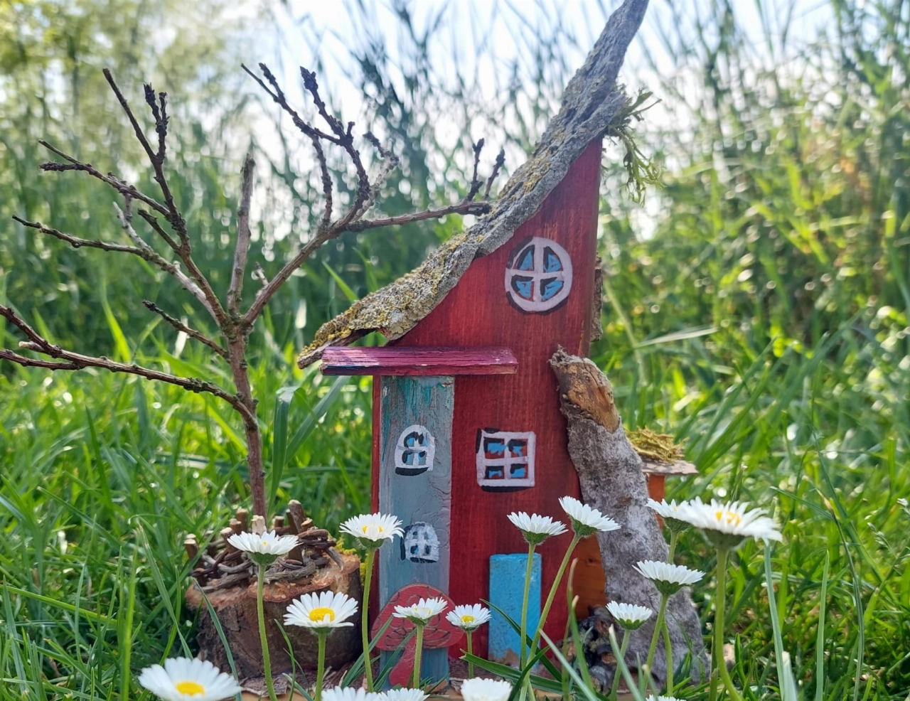 Zomerworkshop houten huisjes maken