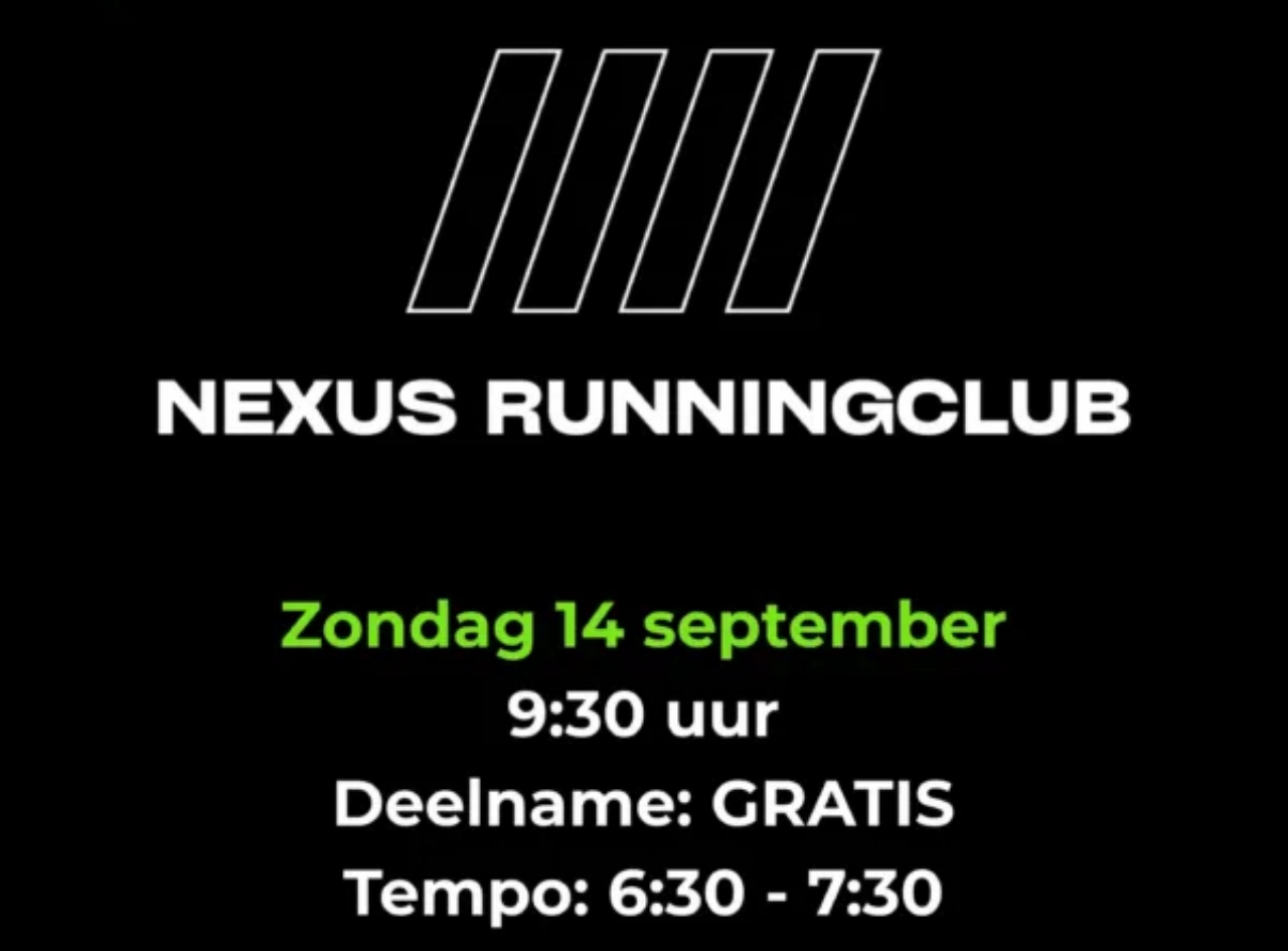 Nexus RunningClub: de social run in Vlaardingen die je nét dat zetje geeft