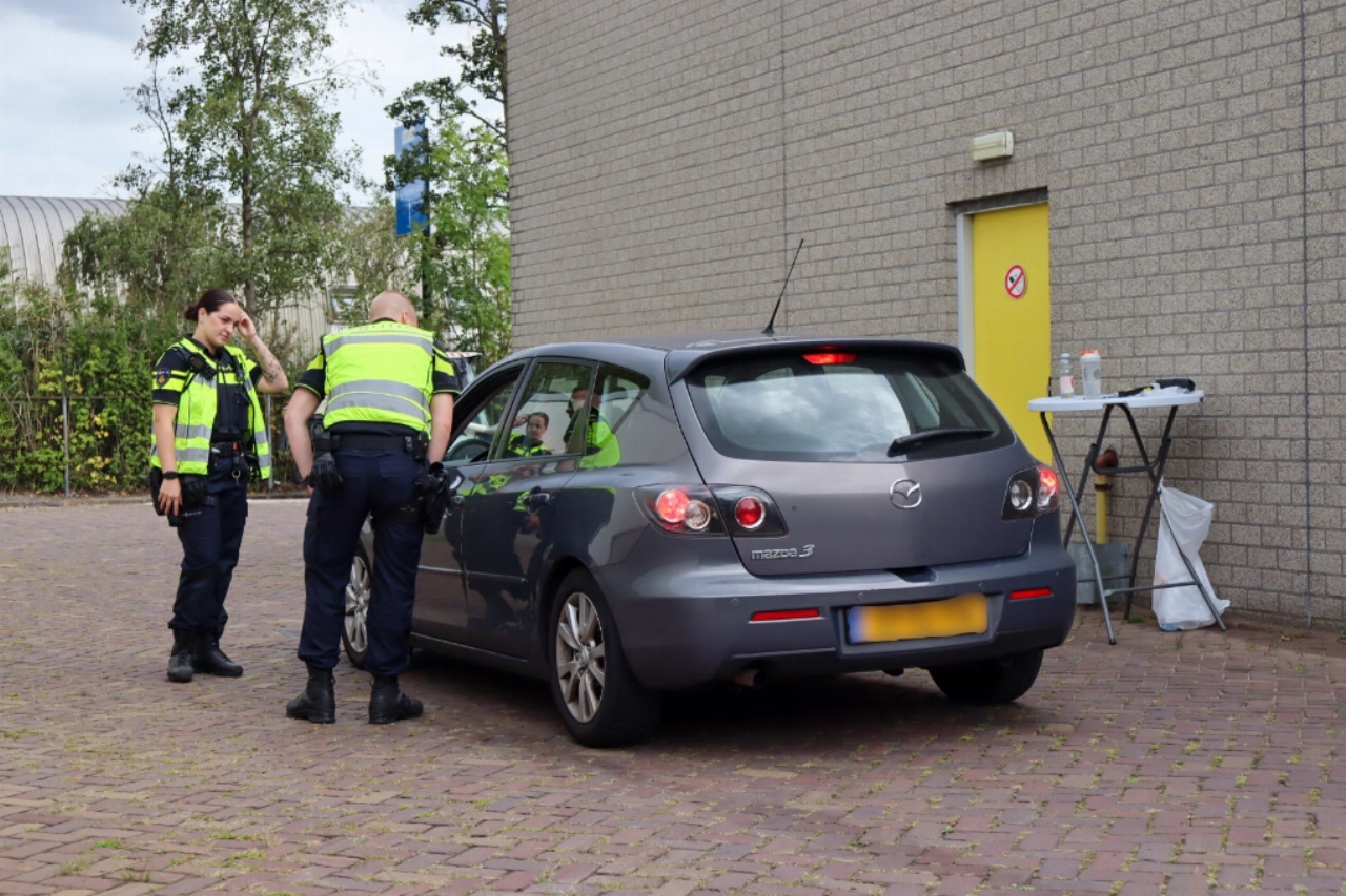Grote verkeerscontrole op gemeentewerf Heusdenslaan