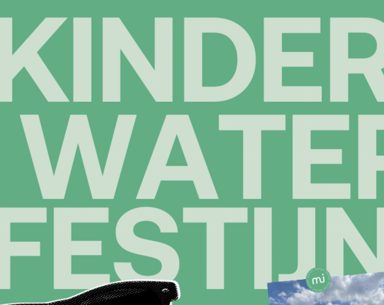 Pop-up waterfestijn in de Holy