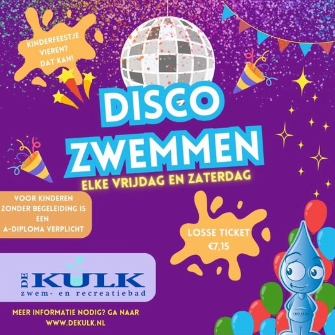 Discozwemmen in De Kulk
