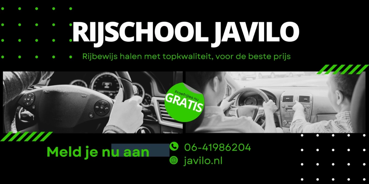 Tijdelijk: gratis proefrijles bij jouw rijlespakket bij Javilo!