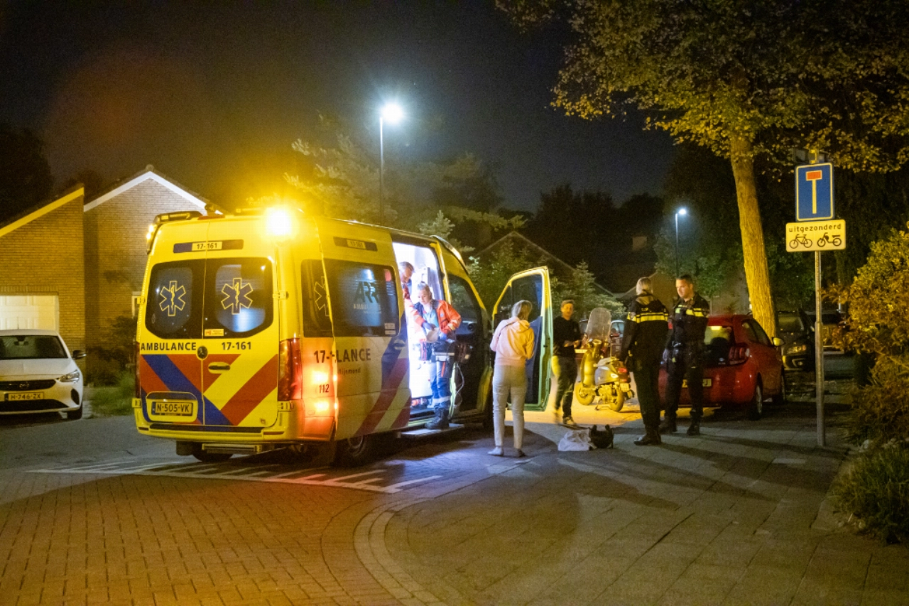 Scooterrijder ernstig gewond bij eenzijdig ongeval