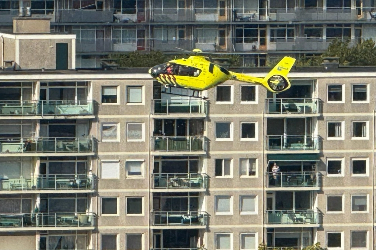 Traumahelikopter naar Vlaardingen voor medische noodsituatie