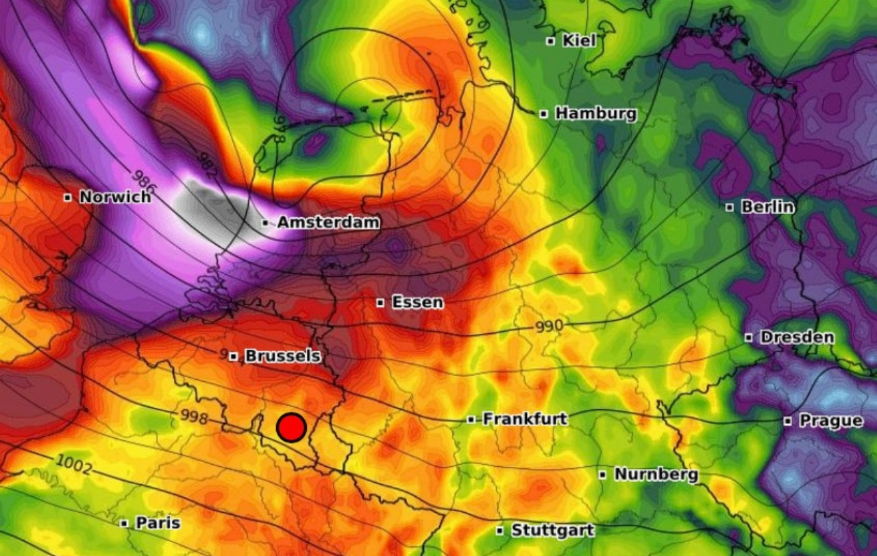 Vanaf donderdagavond Code Oranje door storm Benjamin