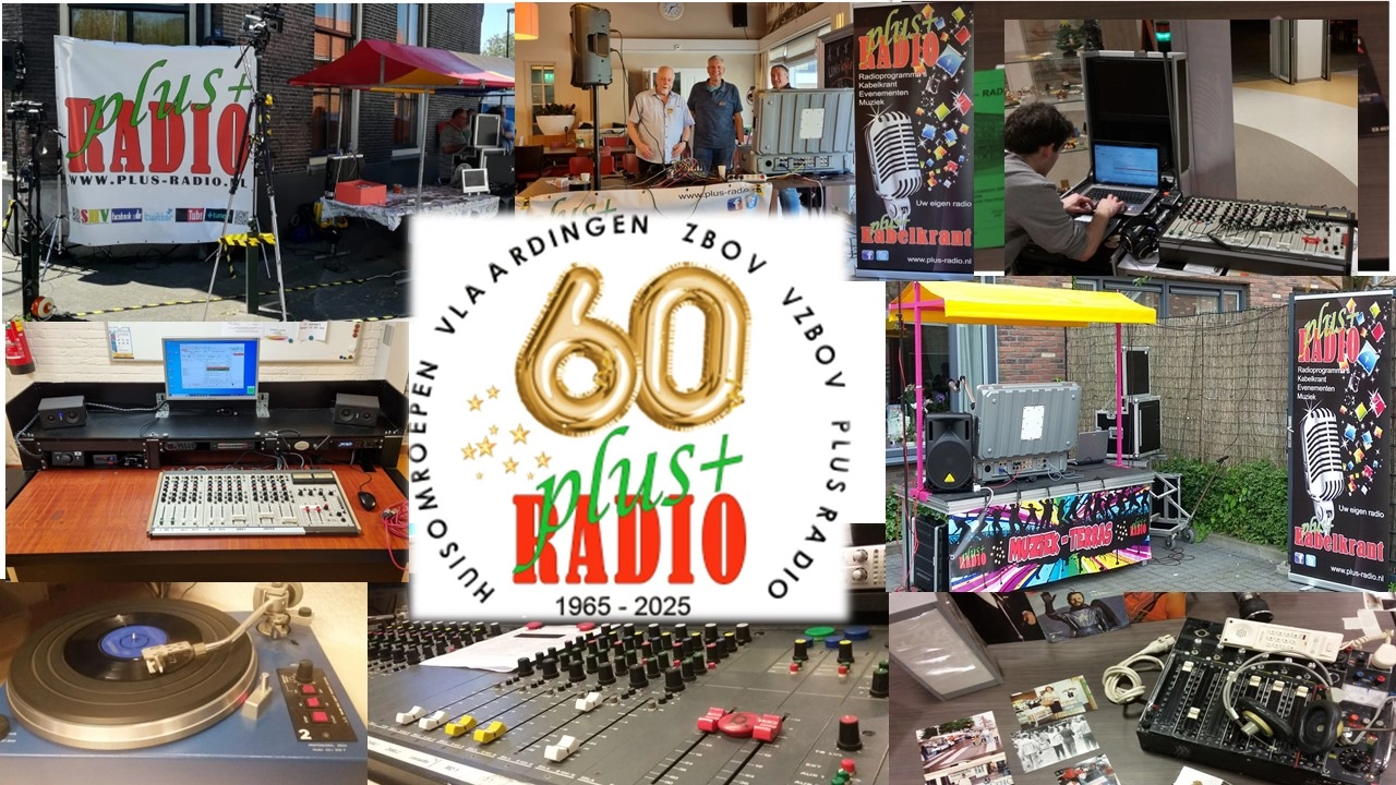 Plus-Radio viert 60 jarig bestaan met feestelijke jubileummiddag