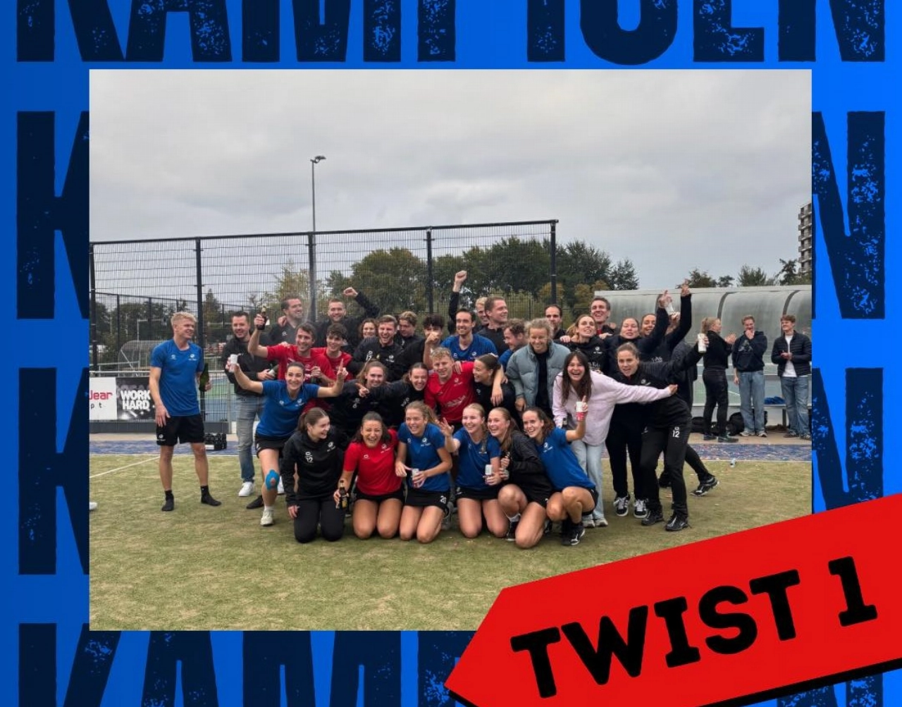 Twist korfbal van degradatiekandidaat tot kampioen