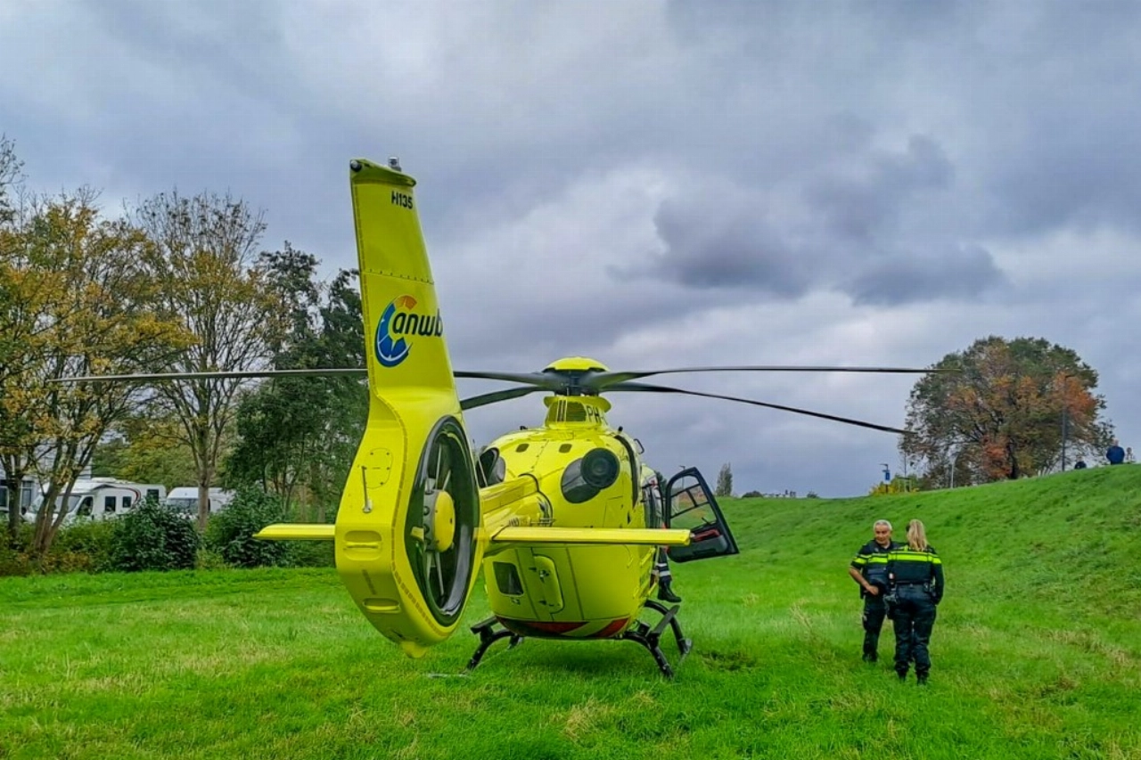 Traumaheli naar Vlaardingen voor medische noodsituatie
